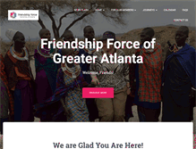 Tablet Screenshot of friendshipforceatlanta.com